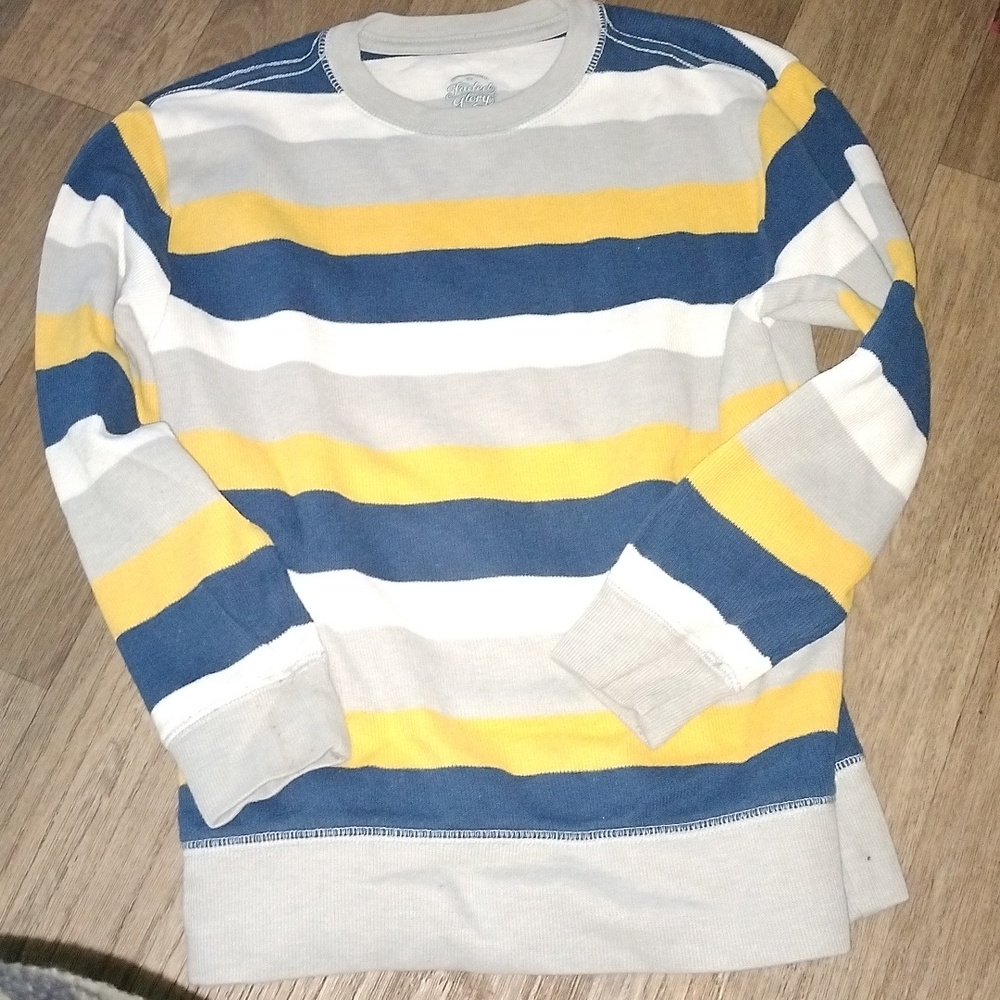 Faded Glory Striped Long-Sleeve Shirt
